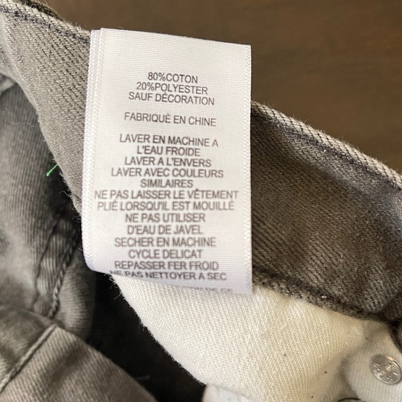 Levi's 511 Slim Boys Men 16 Reg Gray Denim Jeans W28"xL28" - Picture 8 of 9